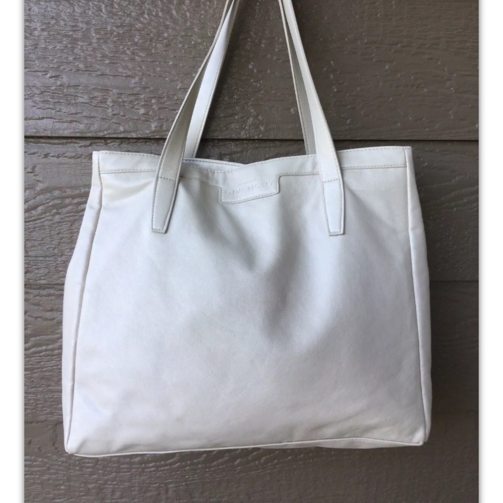 Givenchy Parfums Ivory Tote 13x15x4in
